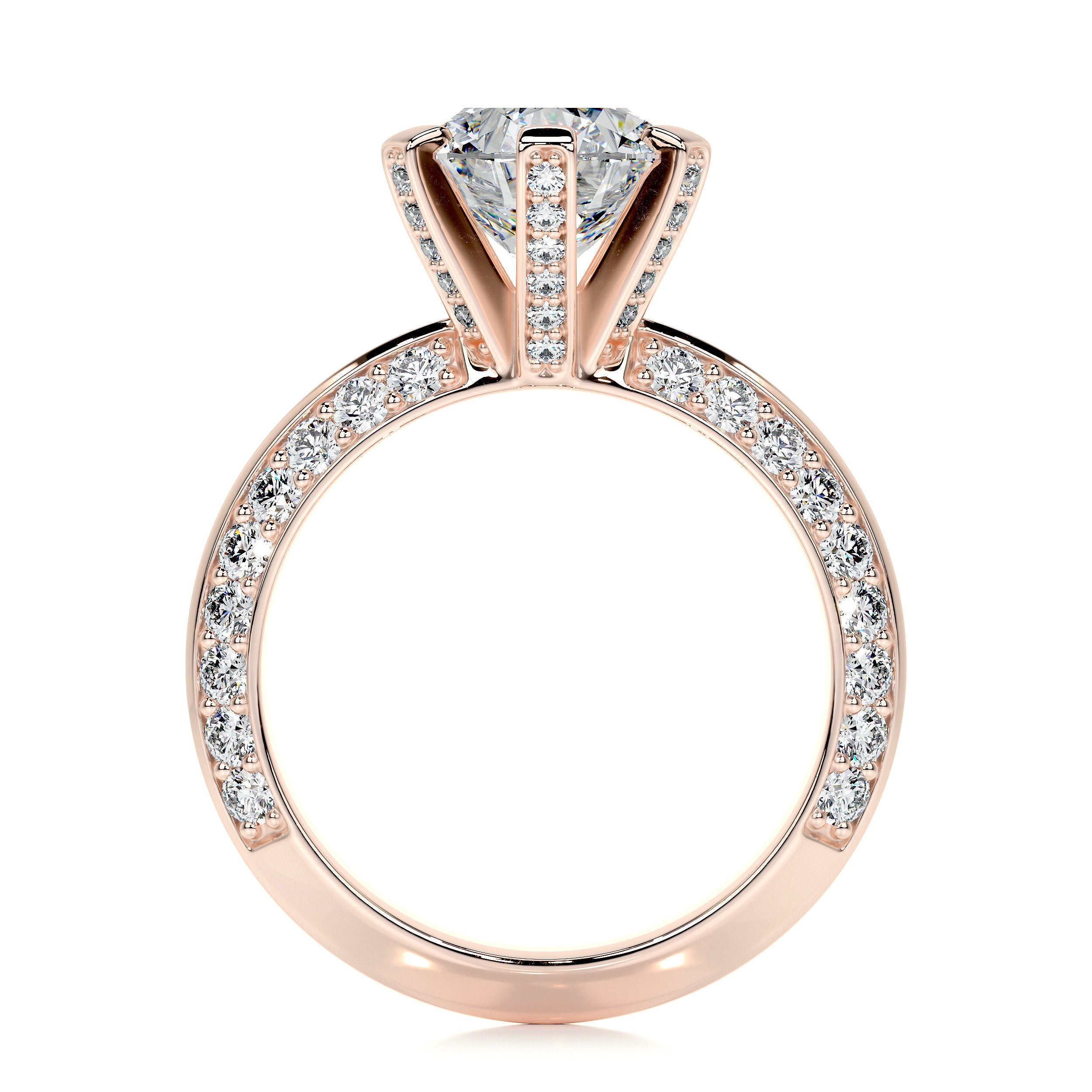 Eliana Lab Grown Diamond Ring -14K Rose Gold、mySite、hinf8tx79