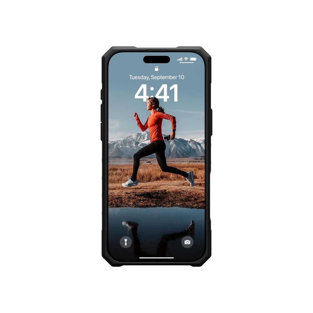 URBAN ARMOR GEAR Plasma Case for iPhone 16 Pro Max - Drop-Resistant, Wireless Charging (Clear)、mySite、camillekostekn