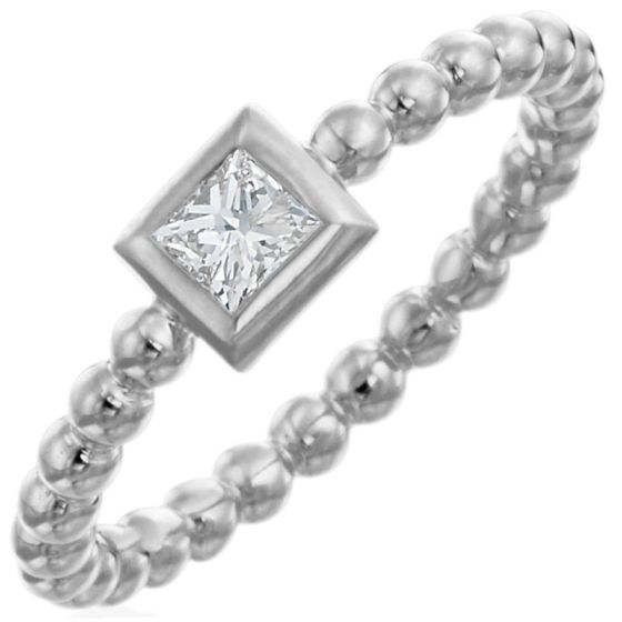 Gumuchian Nutmeg 18k Gold Beaded Diamond Ring、mySite、hinf8tx79