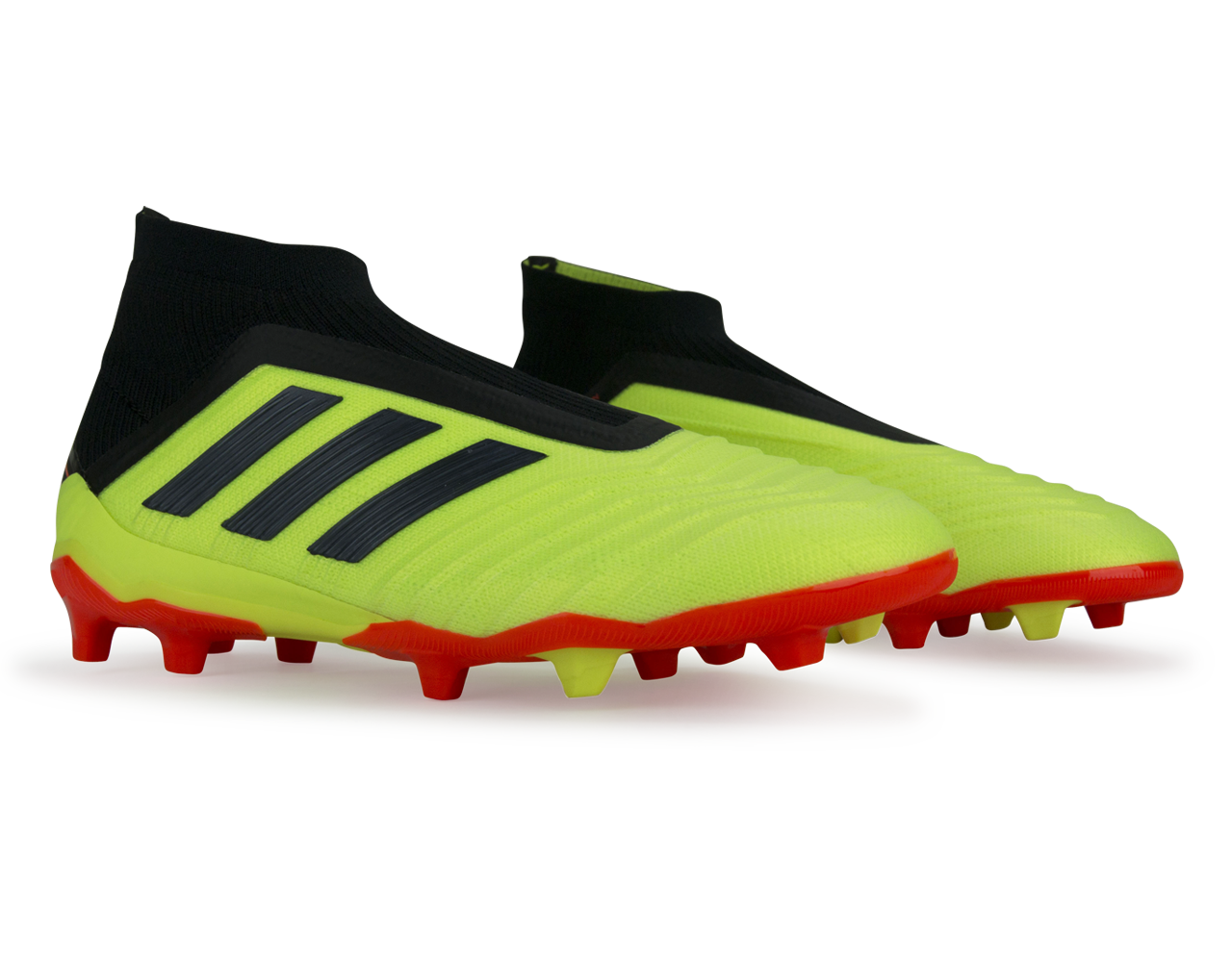 adidas Kids Predator 18+ FG Solar Yellow/Core Black/Solar Red、mySite、noshort