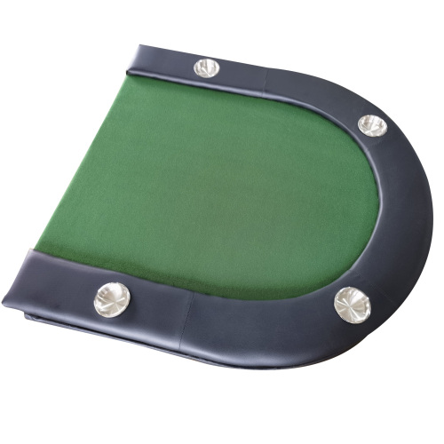 INO Design 73" Foldable Poker Table with Cup Holders #16364 Green、、casual
