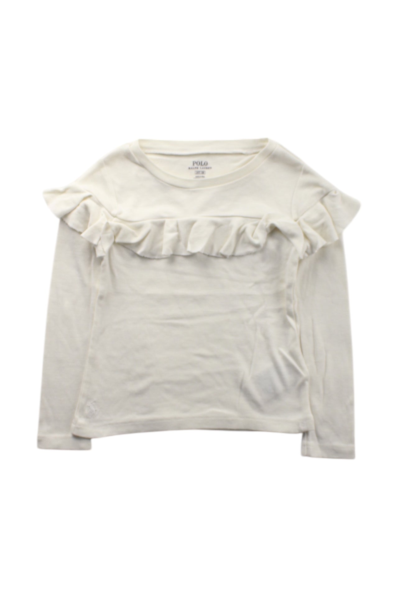 Polo Ralph Lauren Ruffled Long Sleeve Top 3T、mySite、g9winljtr