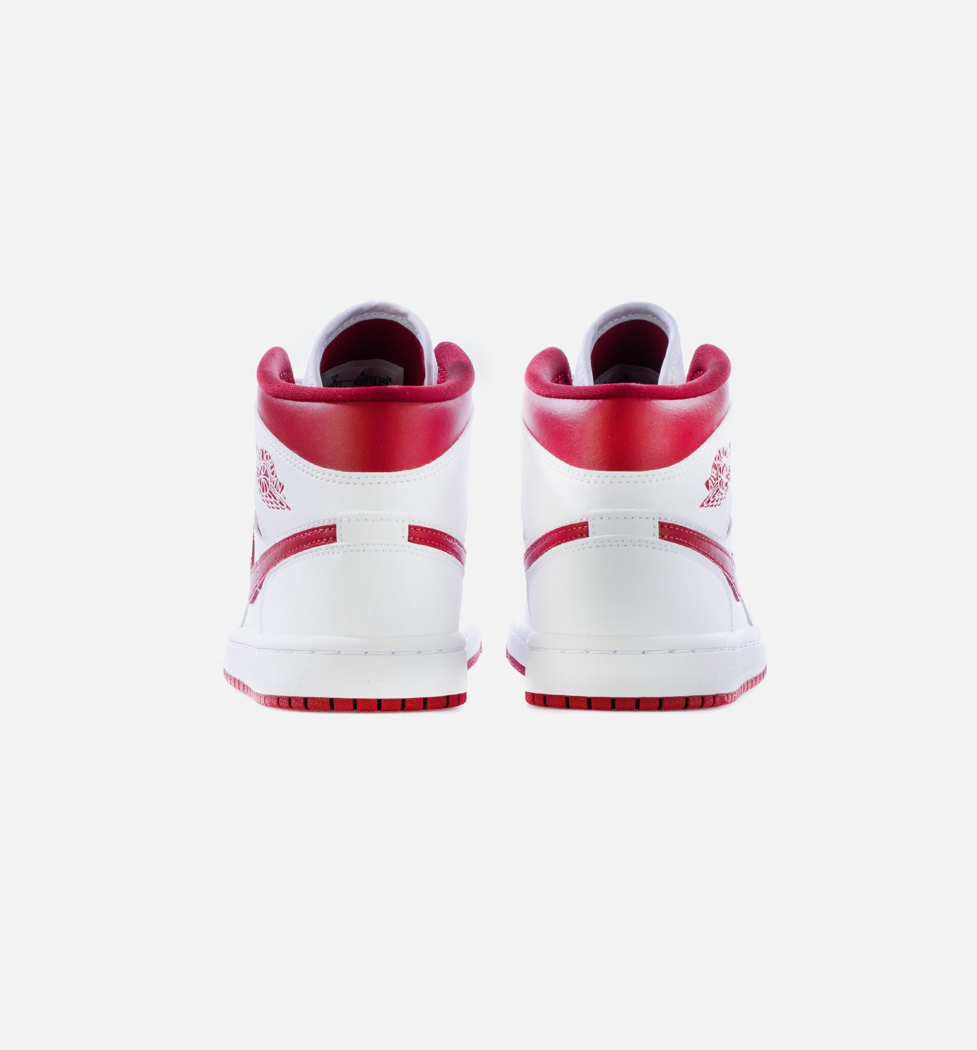 Air Jordan 1 Mid Red Toe Womens Lifestyle Shoe - White/Pomegranate、mySite、dreamappss