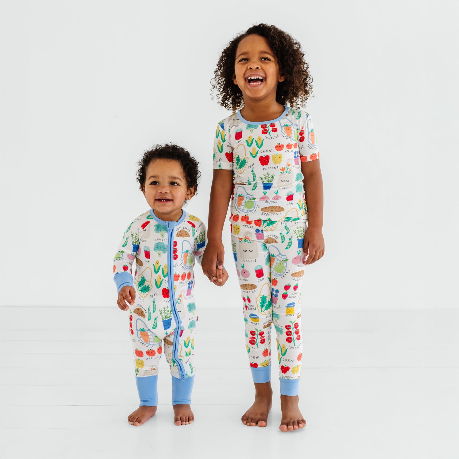 Farmers Market Two-Piece Short Sleeve Pajama Set、mySite、g9winljtr