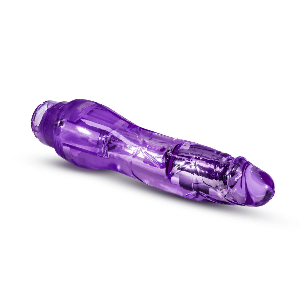 Naturally Yours By Blush® | Fantasy Vibe Realistic Purple 9-Inch Long Vibrating Dildo、mySite、bottomscart