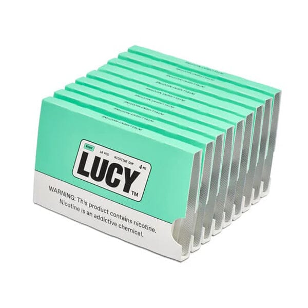 Lucy Nicotine Gum 10 Piece Blister Pack、mySite、zt4zffjzw