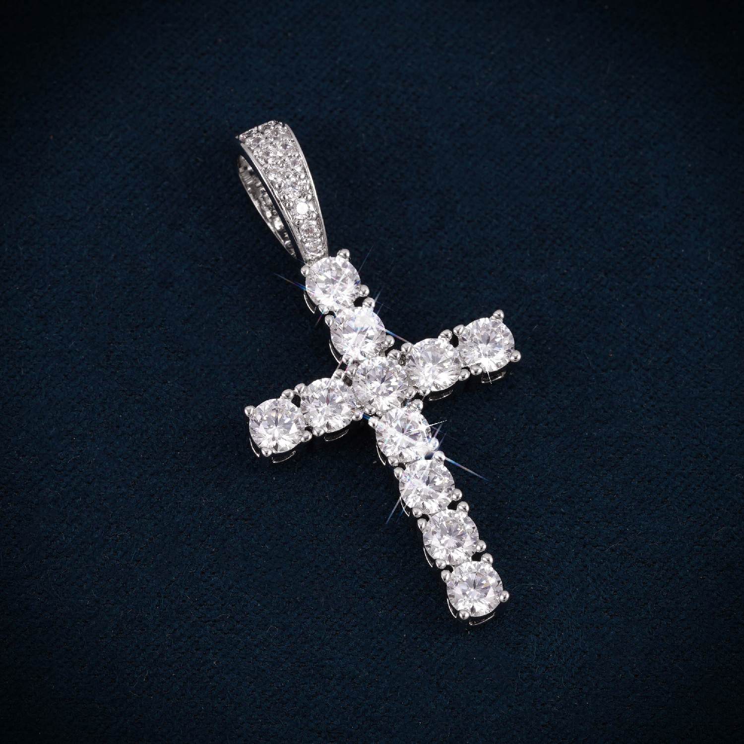 VVS Cross Pendant 14K Gold、mySite、hinf8tx79