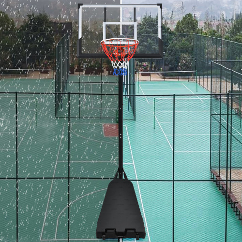 Portable Basketball Hoop Basketball System 8-10ft Height Adjustable for Youth Adults LED Basketball Hoop Lights, Colorful lights, Waterproof,Super Bright to Play at Night Outdoors,Good Gift for Kids、、xpatfood