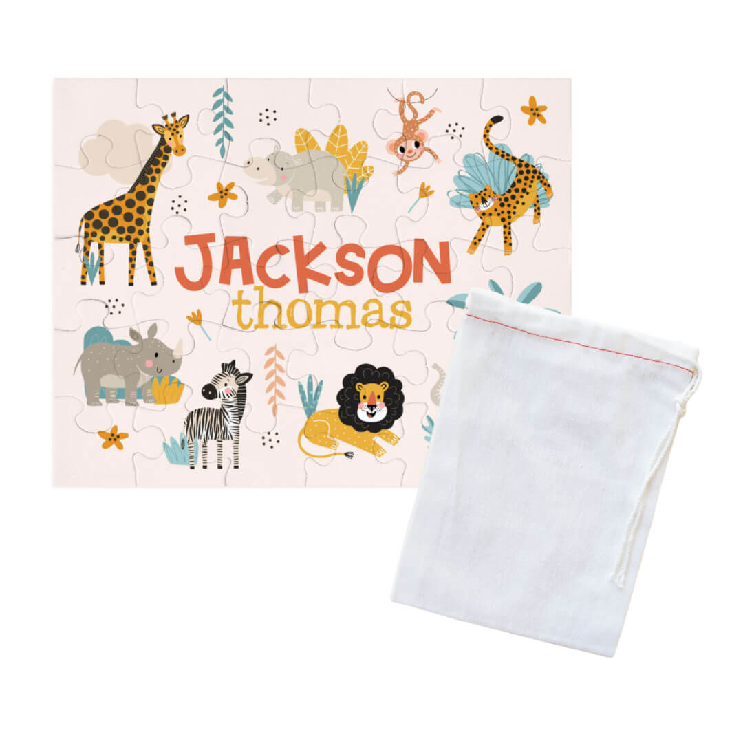  Kids Personalized 30 Piece Puzzle | Safari Adventure、mySite、layawaytickets