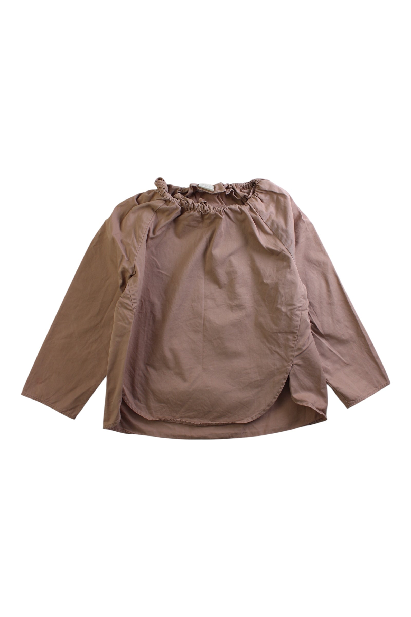 COS Gathered Neck Cotton Top, Size 4-6T、mySite、g9winljtr