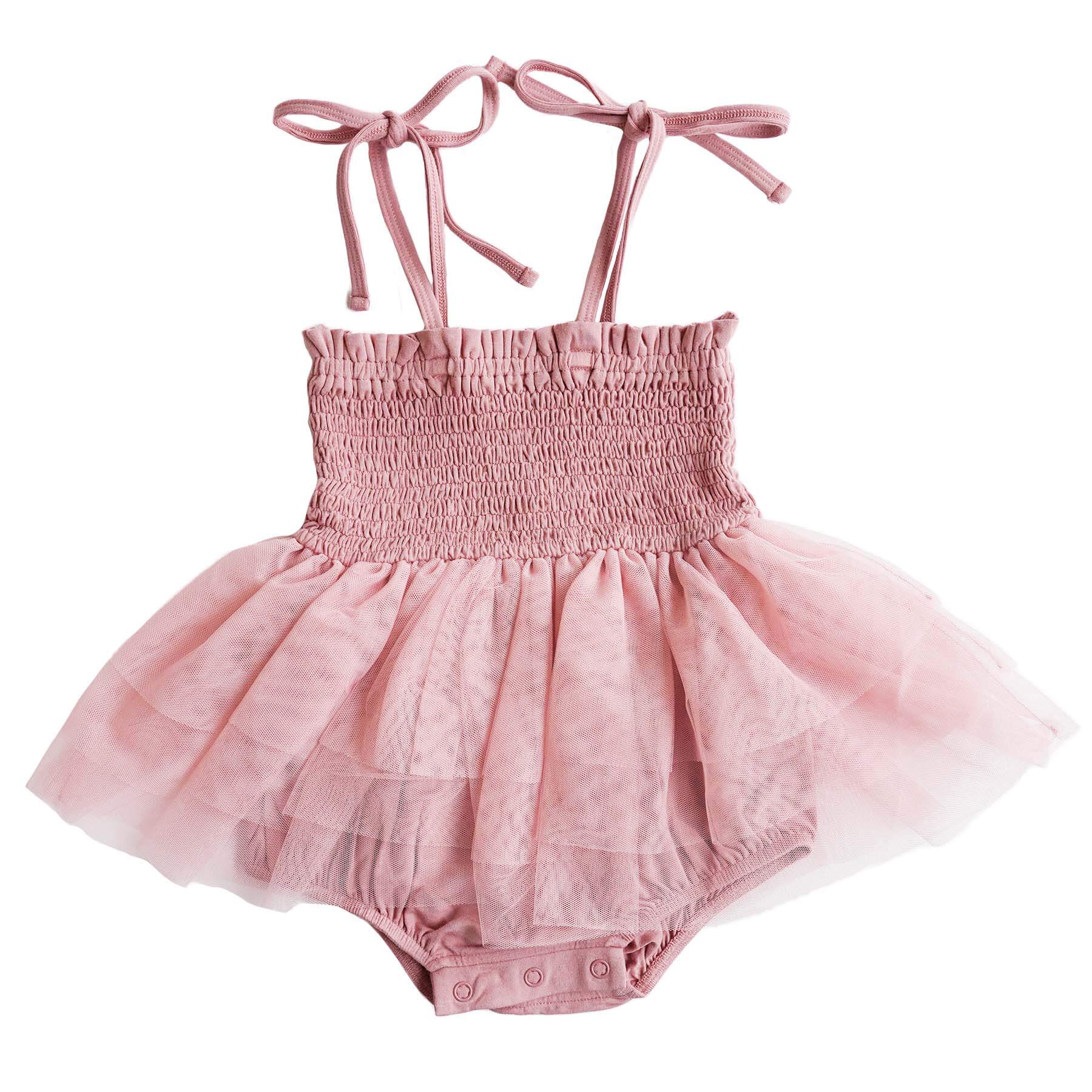  Smocked Tutu Bodysuit | Mauve、mySite、layawaytickets