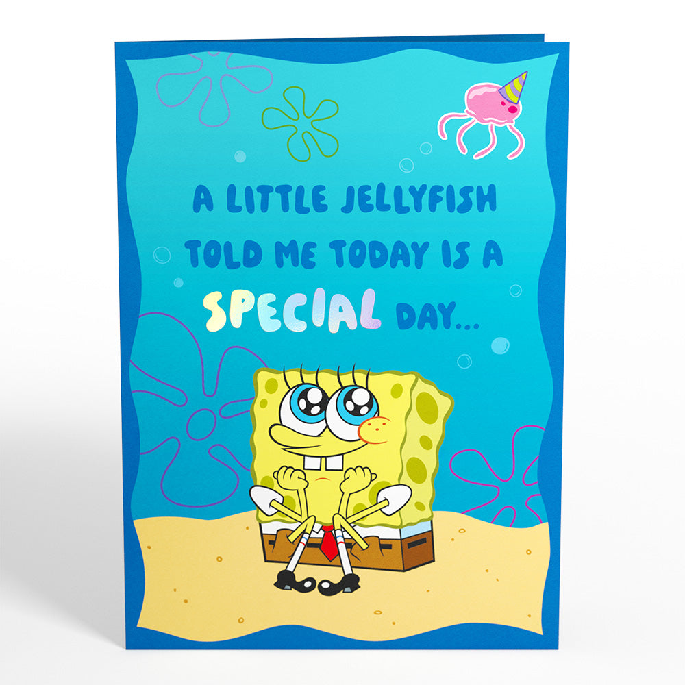 SpongeBob SquarePants Happy Birthday Pop-Up Card、mySite、solidvoid