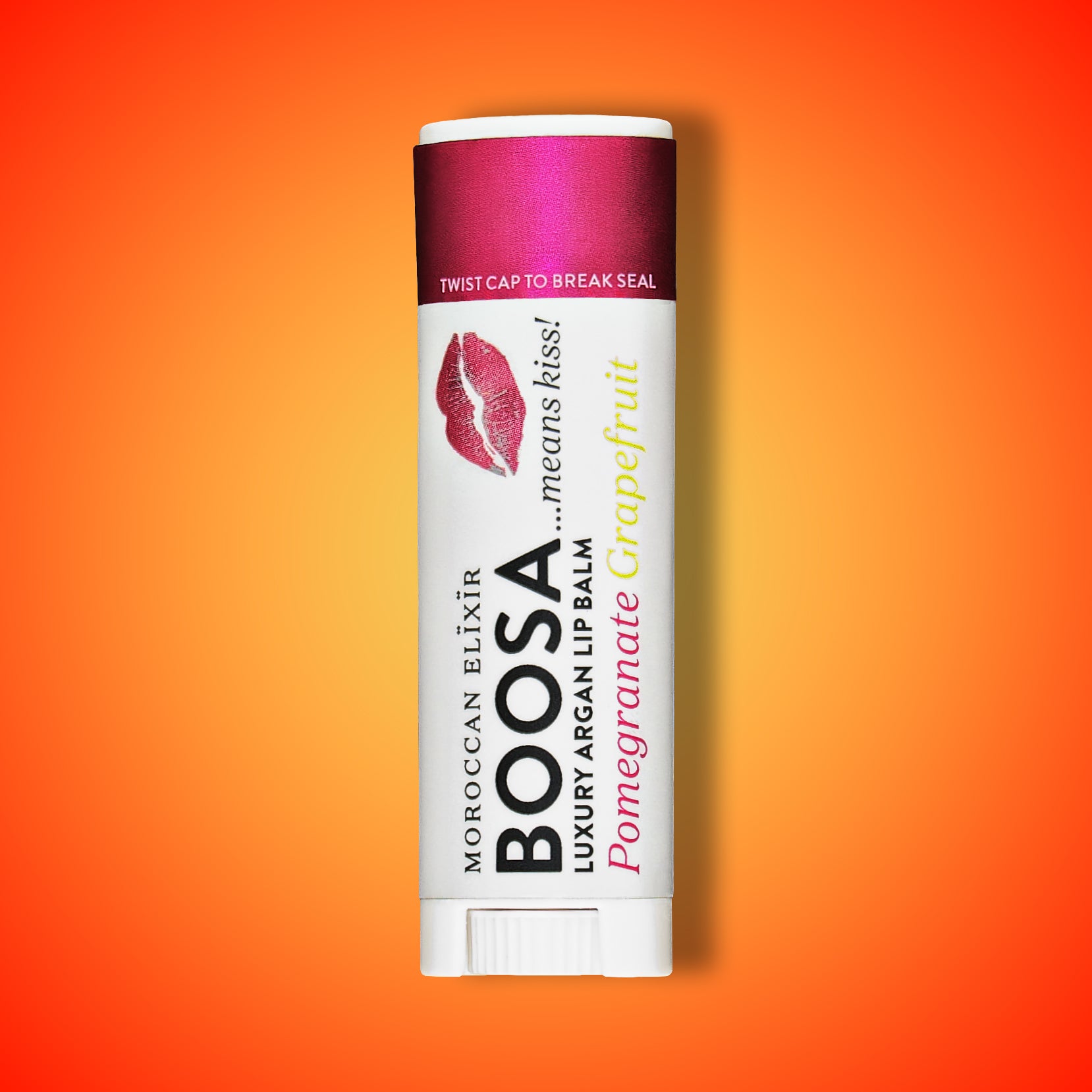  BOOSA Argan Lip Balm (Pomegranate Grapefruit)、mySite、elrpsem3k