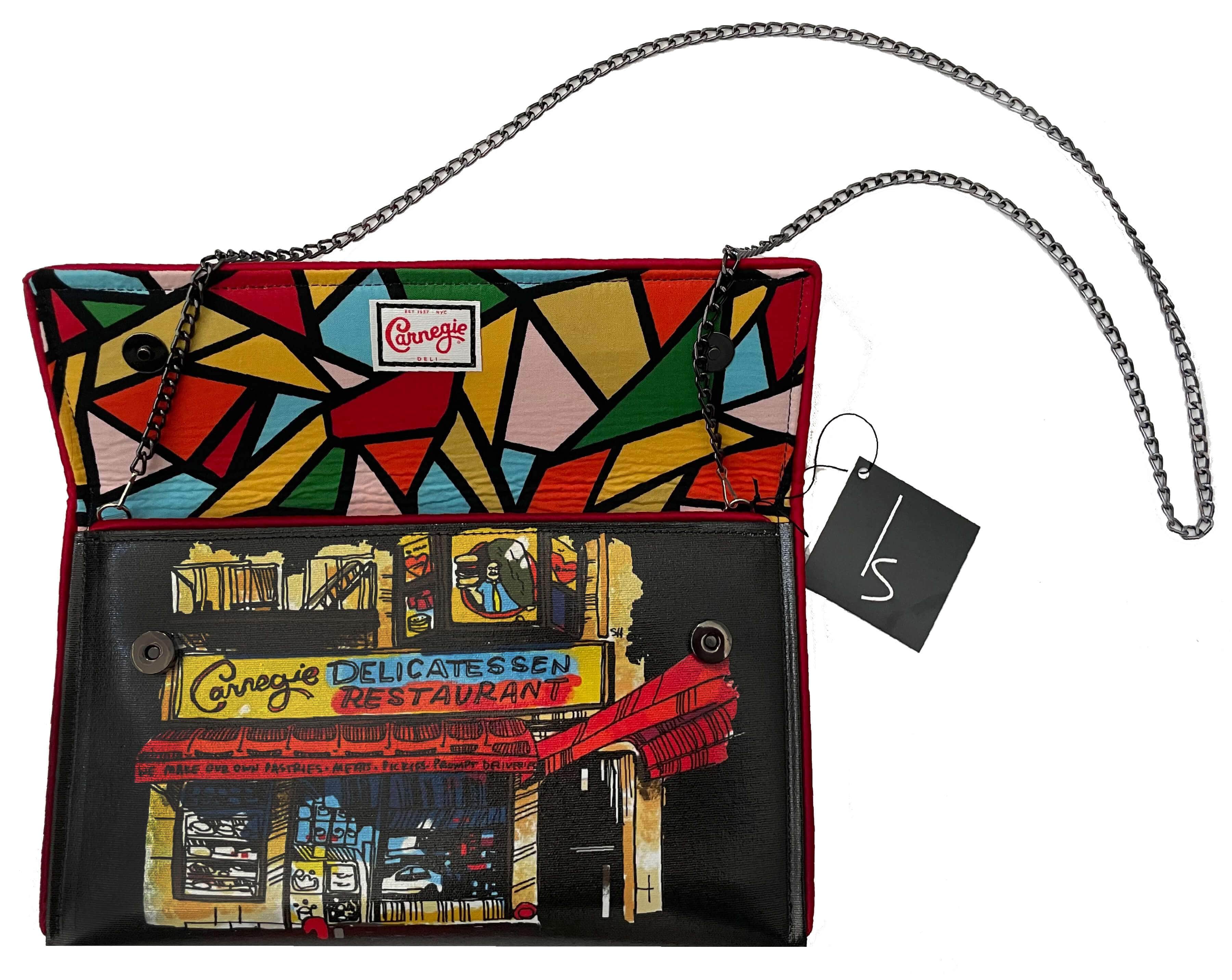 Carnegie Deli Clutch by Kent Stetson - Blue or Black、mySite、topwebapps