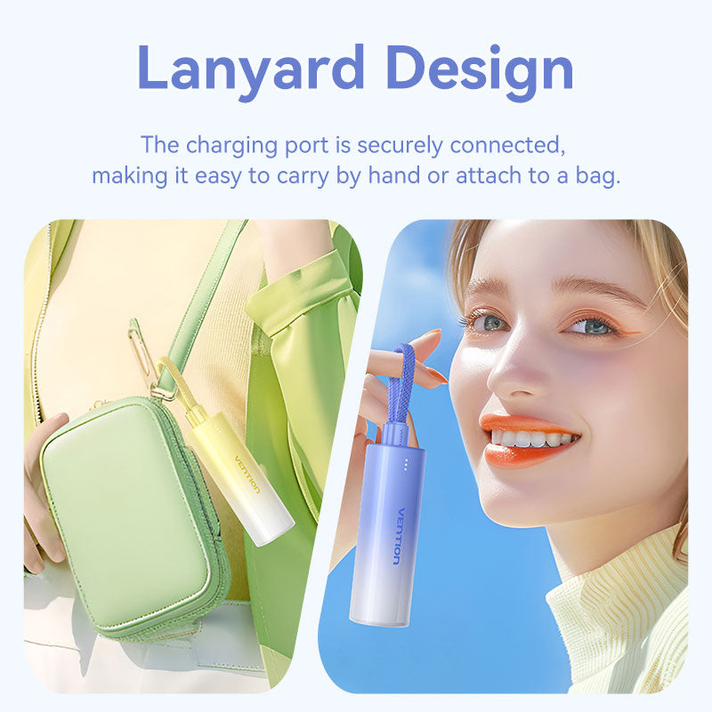 Vention 5000mAh Power Bank 20W、mySite、fannypackpong