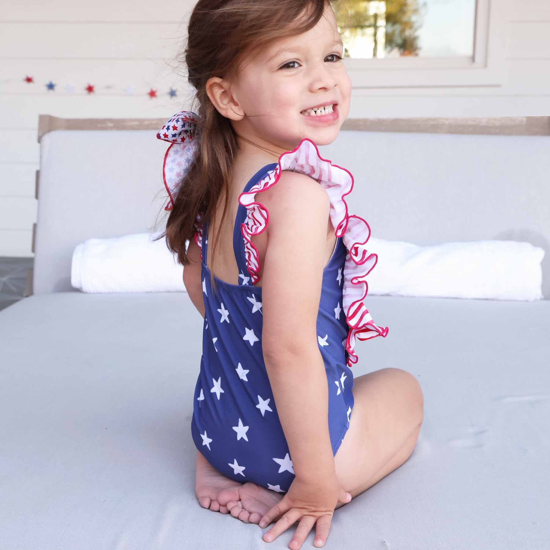  Double Ruffle One Piece | Star-Spangled Summer、mySite、layawaytickets