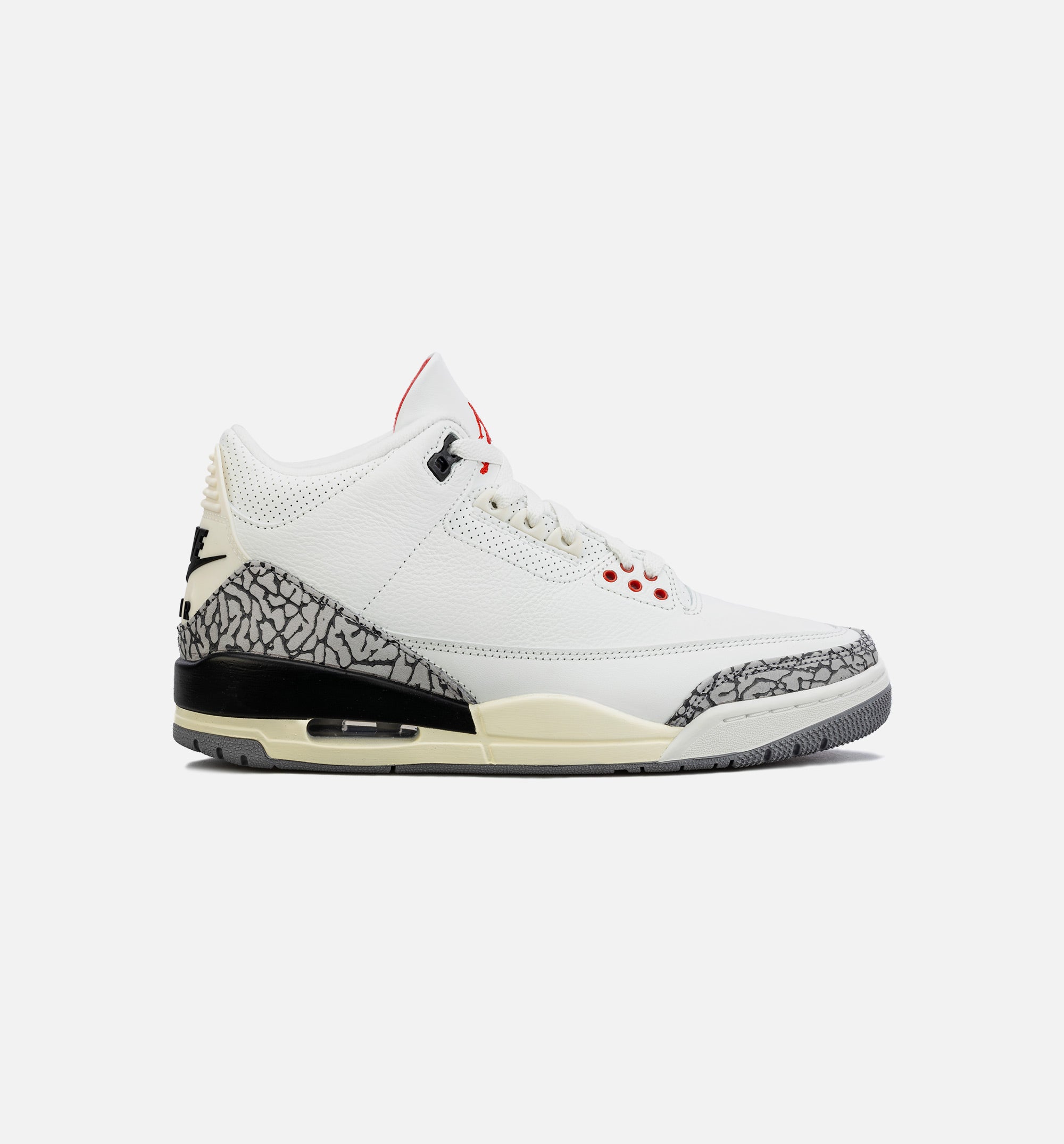 Air Jordan 3 Retro White Cement Reimagined Mens Lifestyle Shoe - White/Grey Limit One Per Customer、mySite、dreamappss