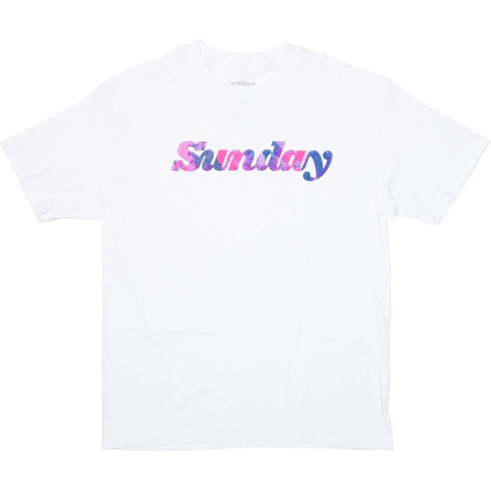  Sunday Classy T-Shirt - White With Rose Tie Dye、mySite、merchandisen