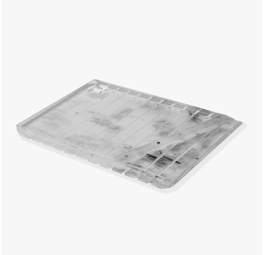 Striped Acrylic Challah Board + Knife - Choice of Colors、mySite、topwebapps