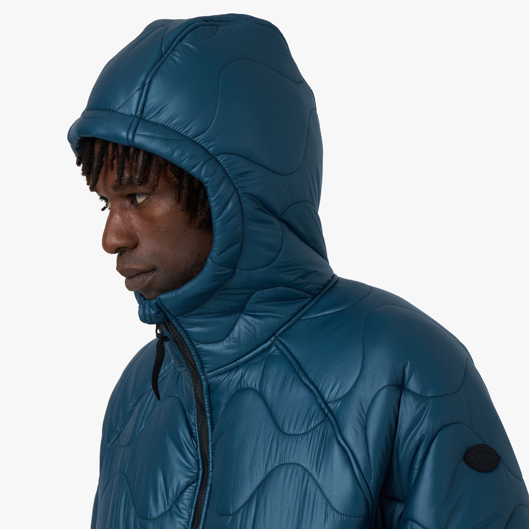  District Vision Quilted Fleece Lined Hooded Jacket / Dusk、mySite、merchandisen