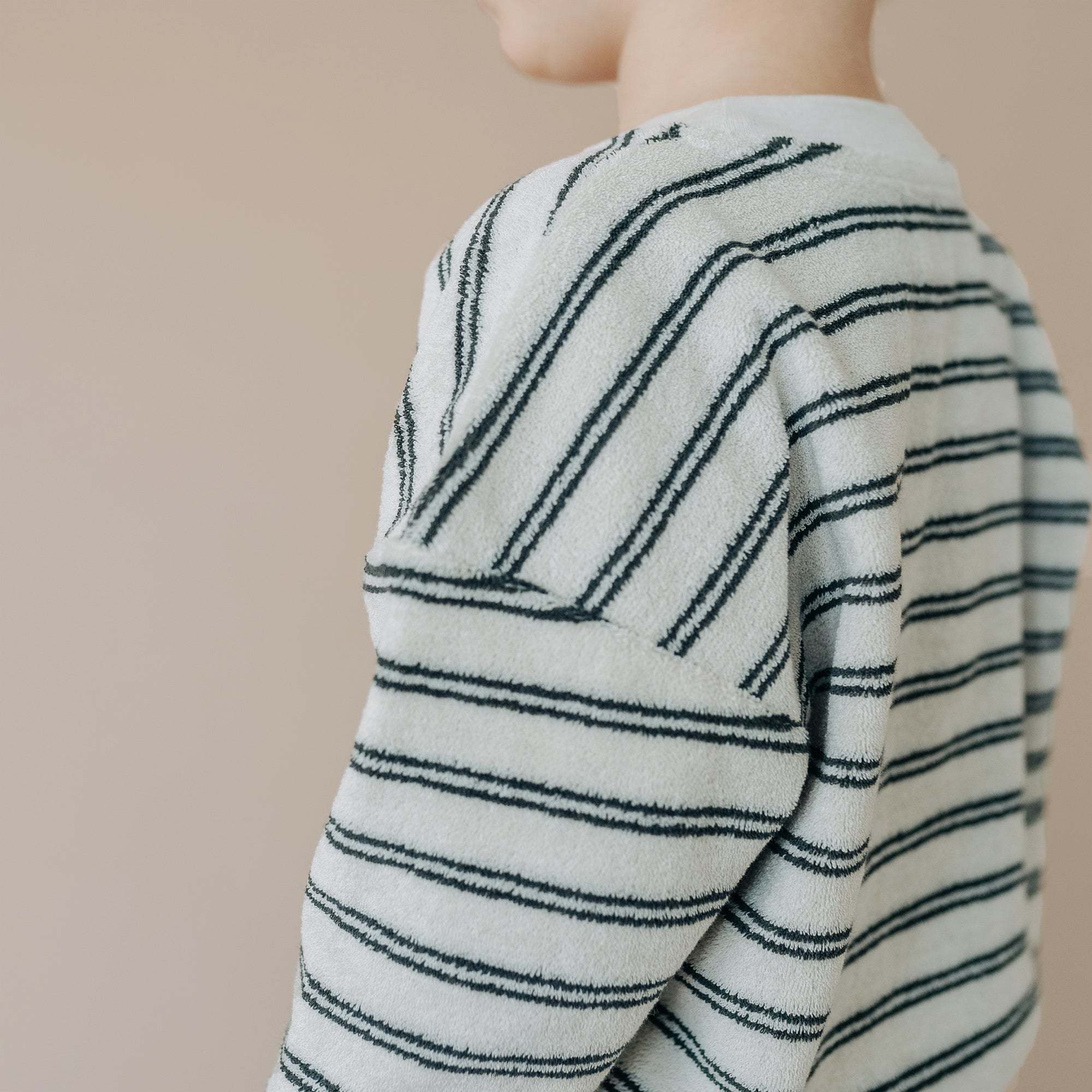 Organic Boxy Sweatshirt - Raven、mySite、g9winljtr