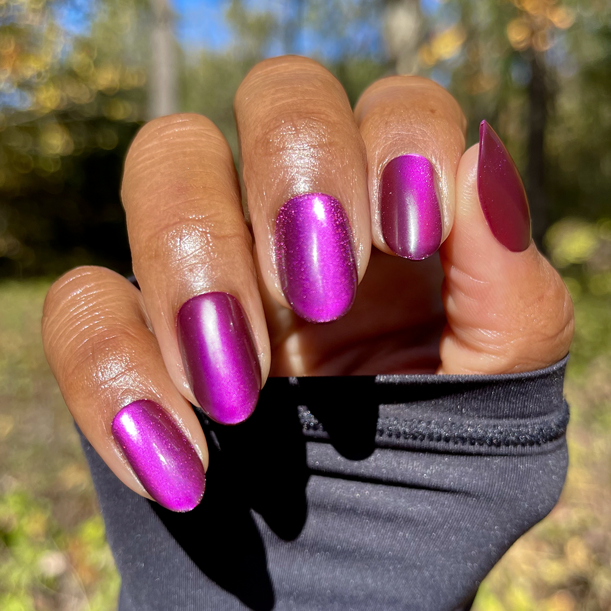 Plaza Velvet - Press-On | Medium | Oval、mySite、solidvoid