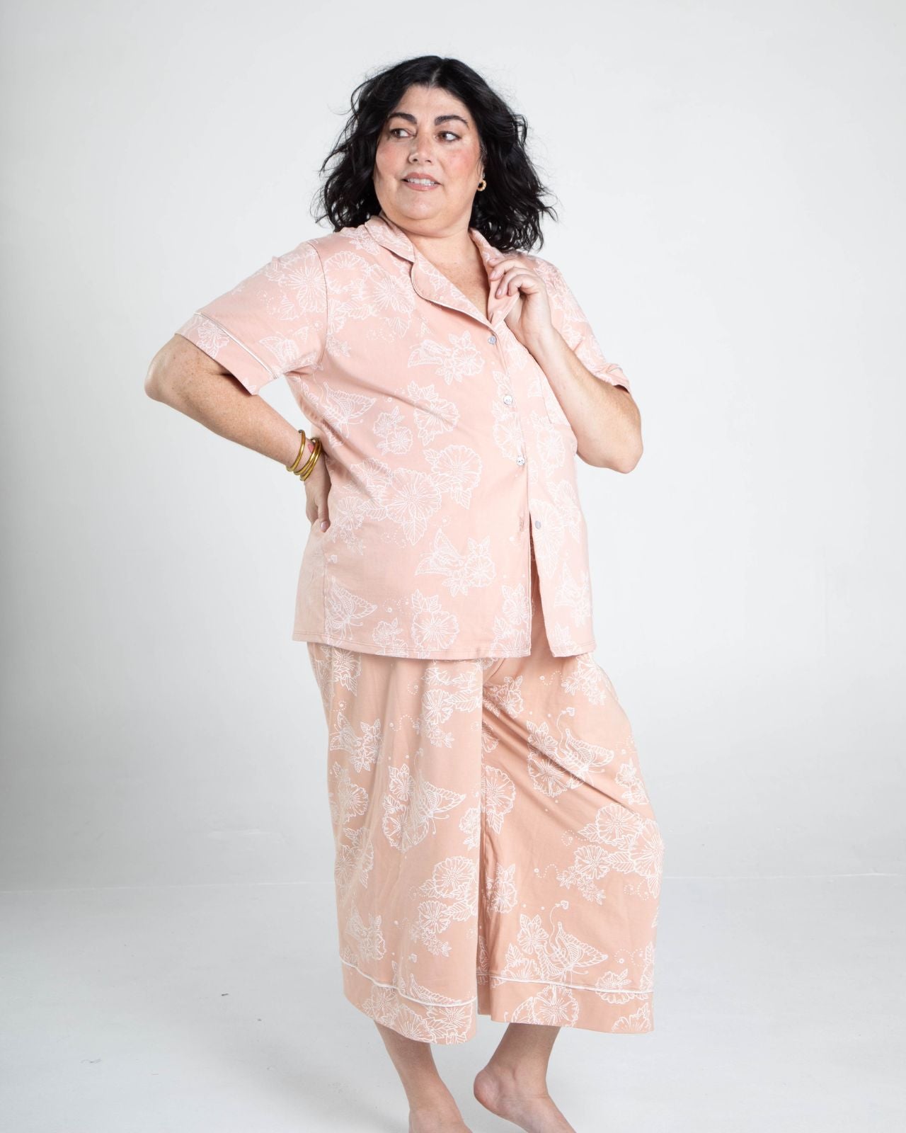 Blossom PJ Short Sleeve Set、mySite、bengalsvssteelers