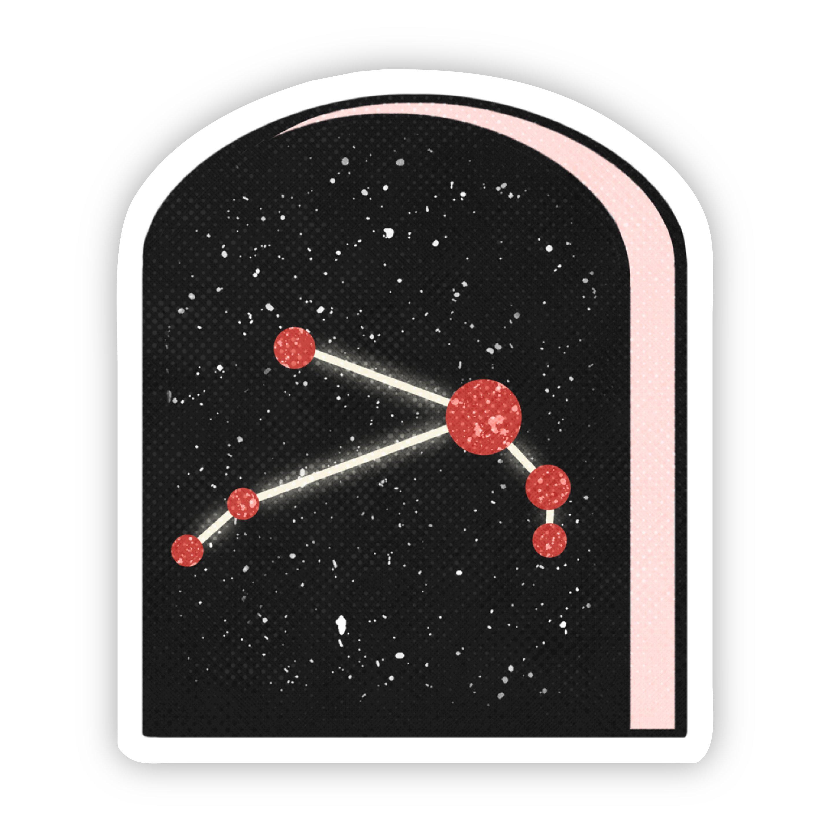  Aries Constellation Zodiac Sticker、mySite、elrpsem3k