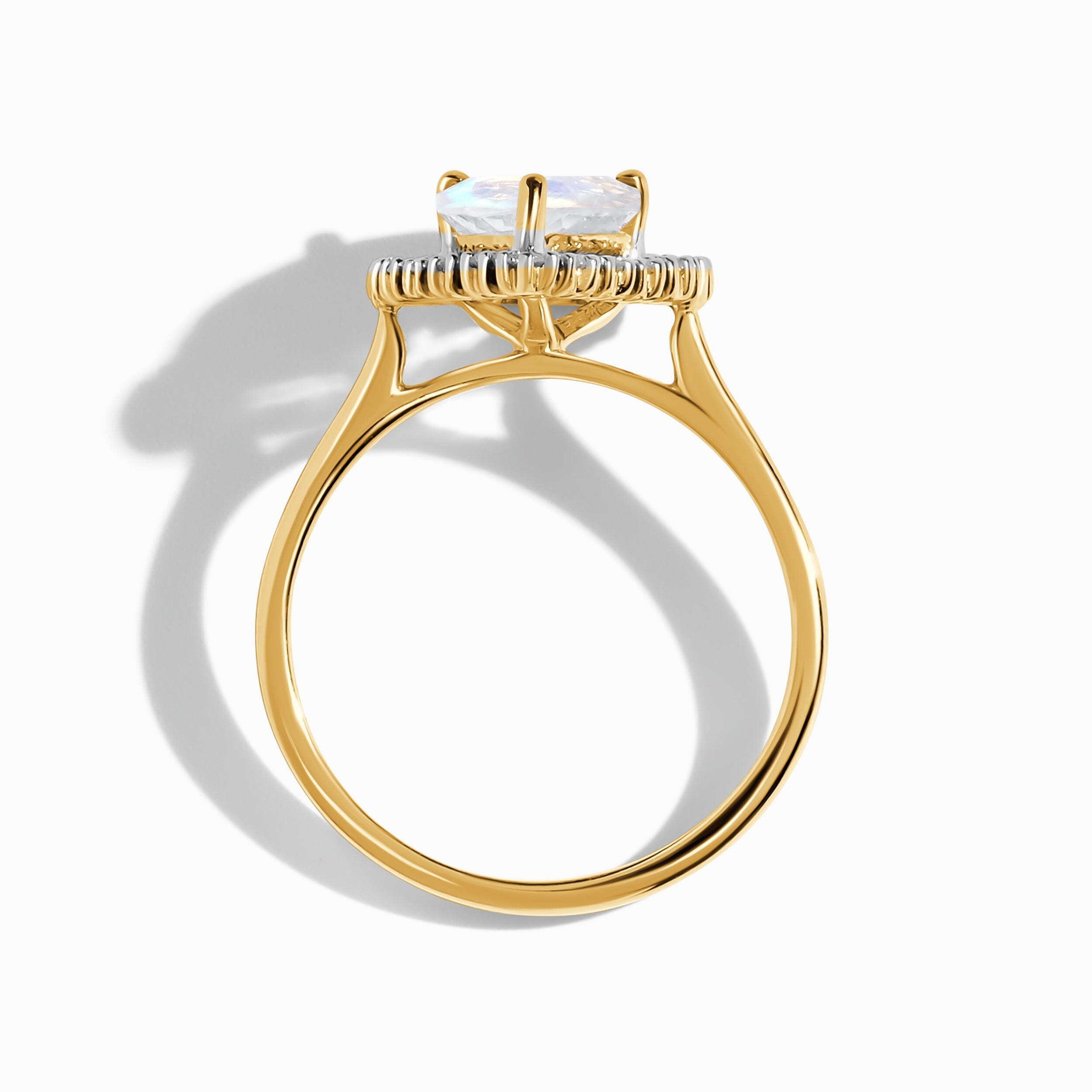 Moonstone Lab Diamond Ring - Caress、mySite、hinf8tx79