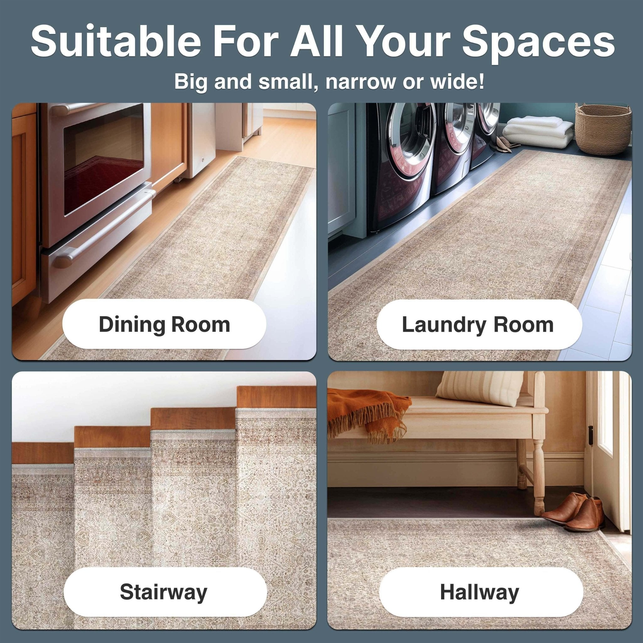 Isolde Vintage Persian Oriental Flat-Weave Rug、mySite、gigharbornorthrealestate