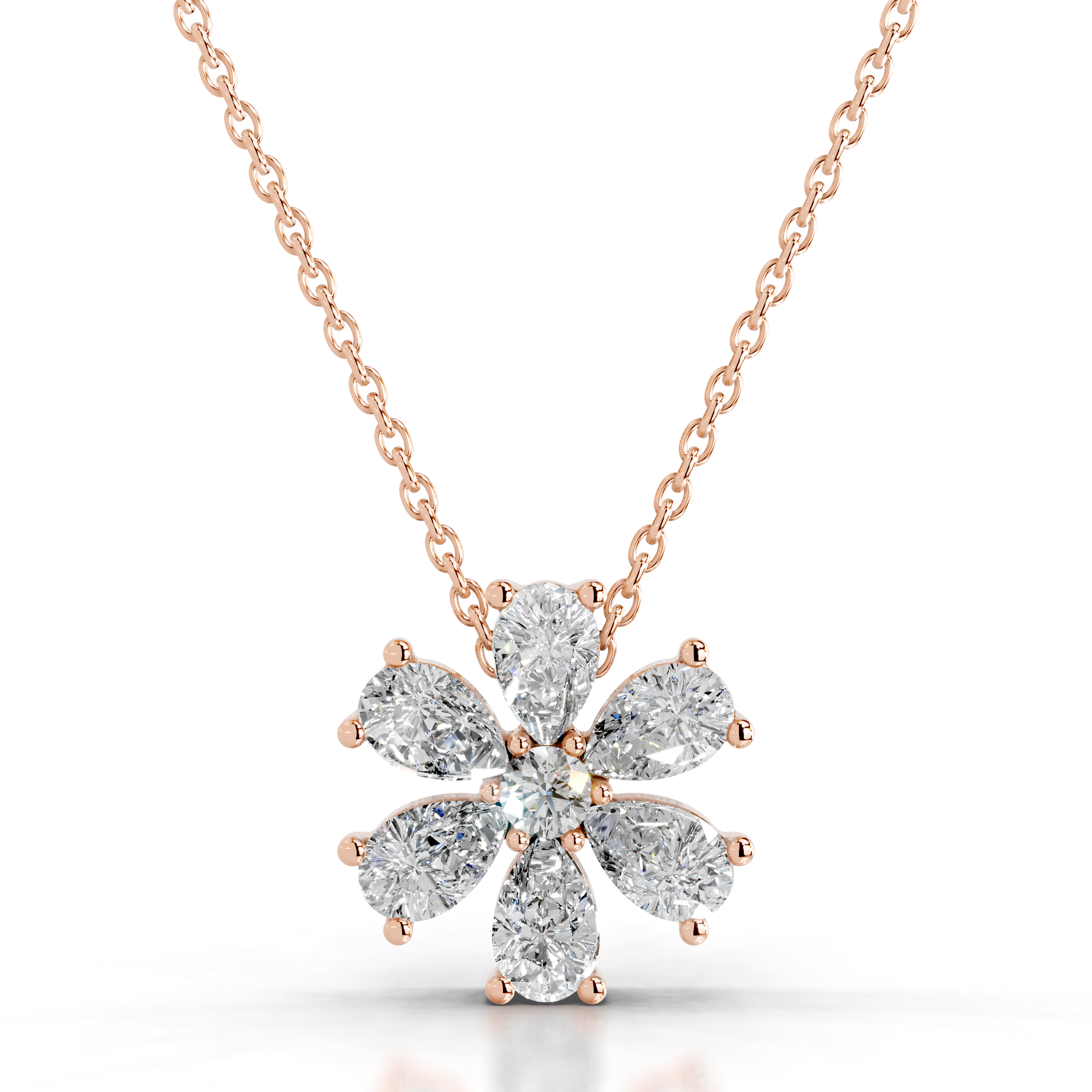 Nova Diamond Pendant (1.70 Carat) -14K Rose Gold、mySite、hinf8tx79