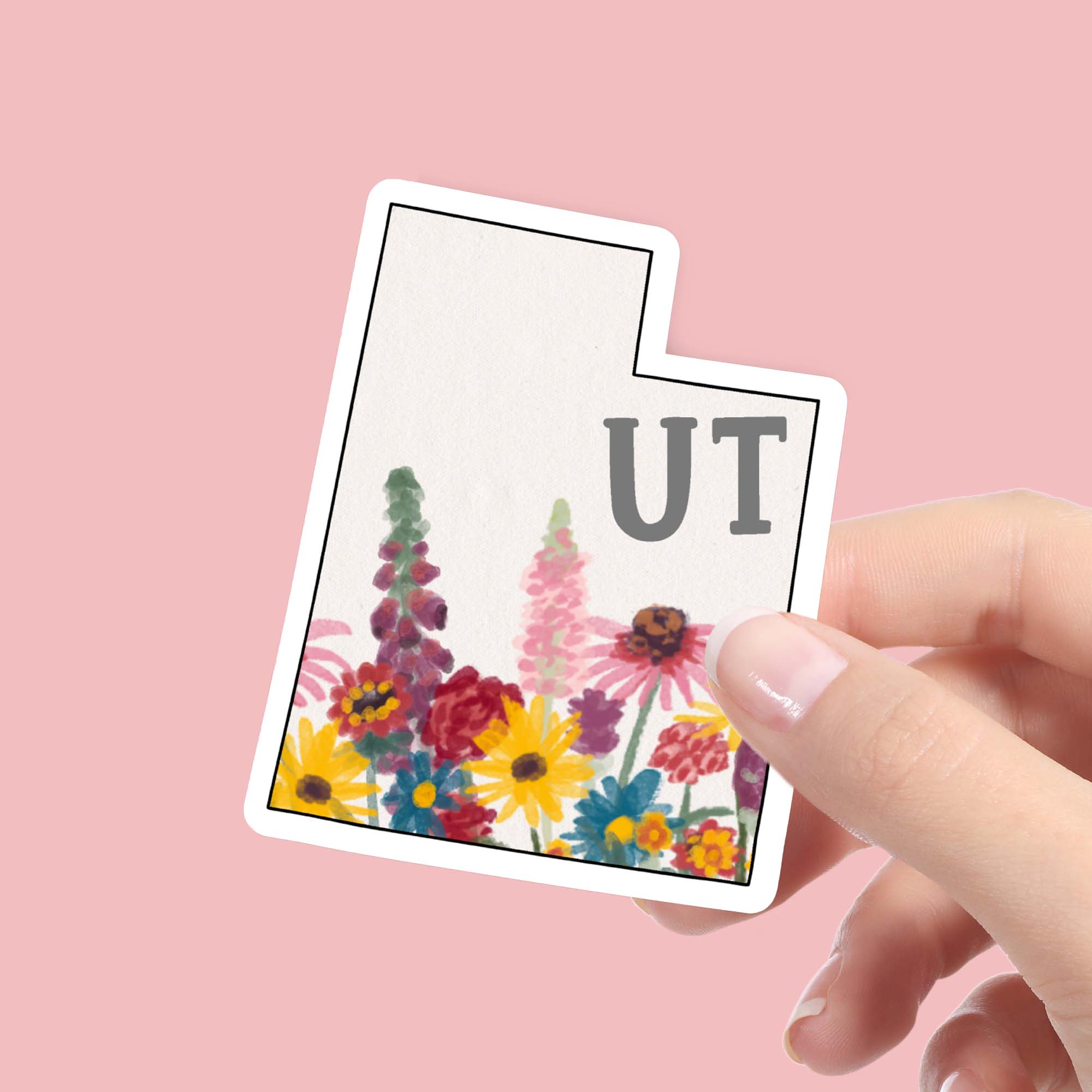  Utah Painterly Pattern Sticker、mySite、elrpsem3k