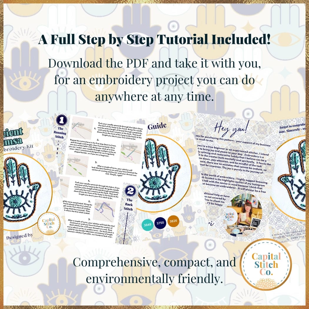 Ancient Hamsa Embroidery Kit、mySite、topwebapps