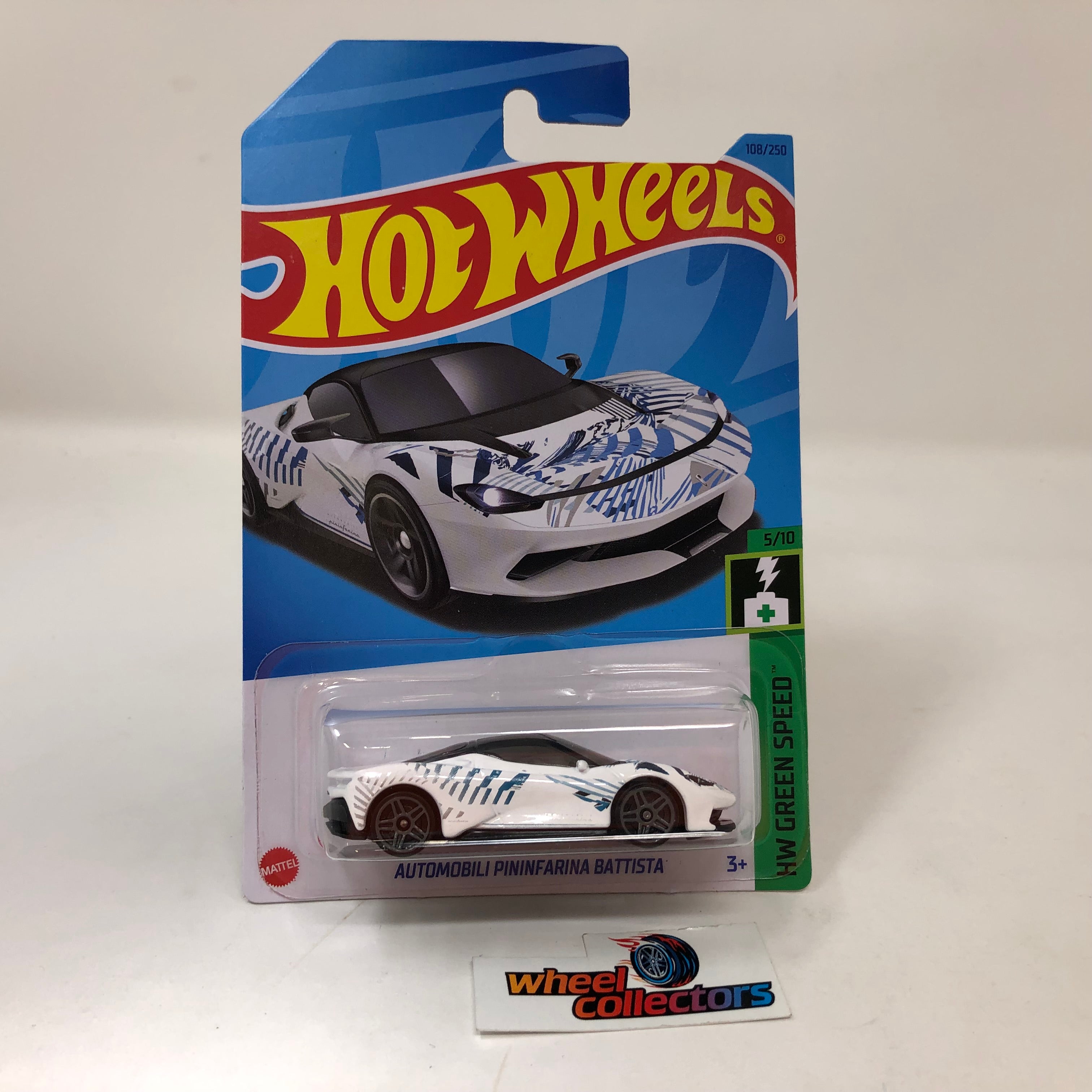 Automobili Pininfarina Battista #108 * White * 2023 Hot Wheels Case K、mySite、hgirdovlk