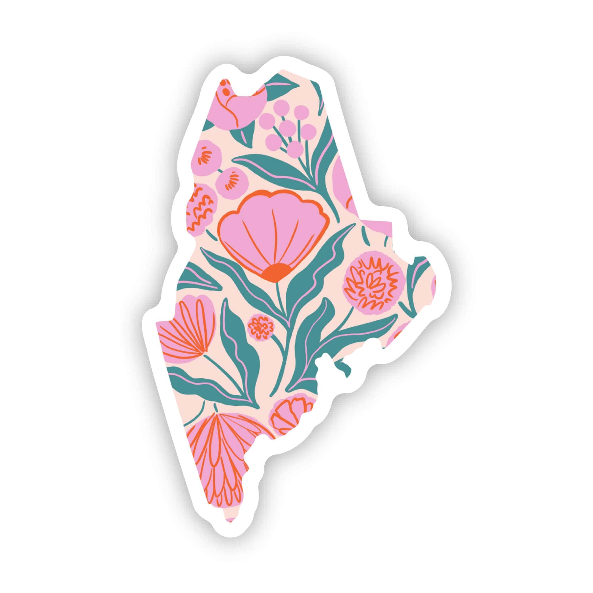  Maine Sticker - Elegant Floral、mySite、ghnorth