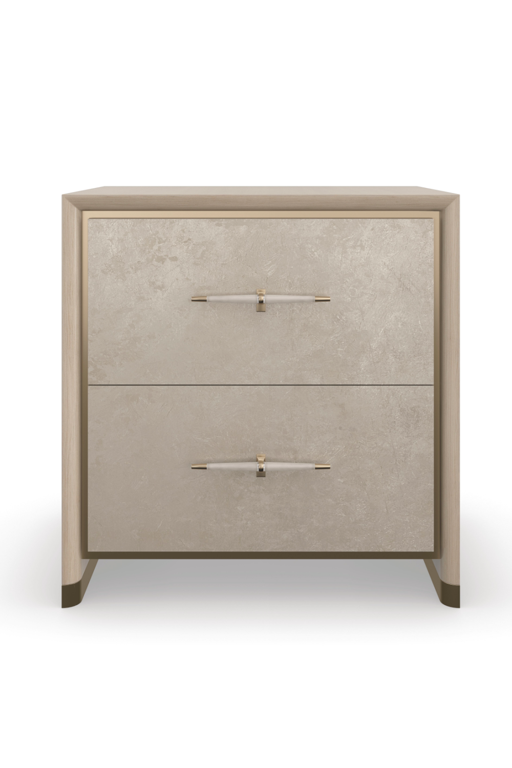 Beige 2-Drawer Nightstand | Caracole Hang Up、mySite、neckold