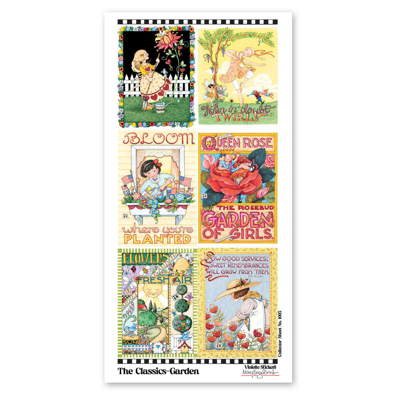  Mary Engelbreit's Classic Garden Stickers、mySite、ghnorth