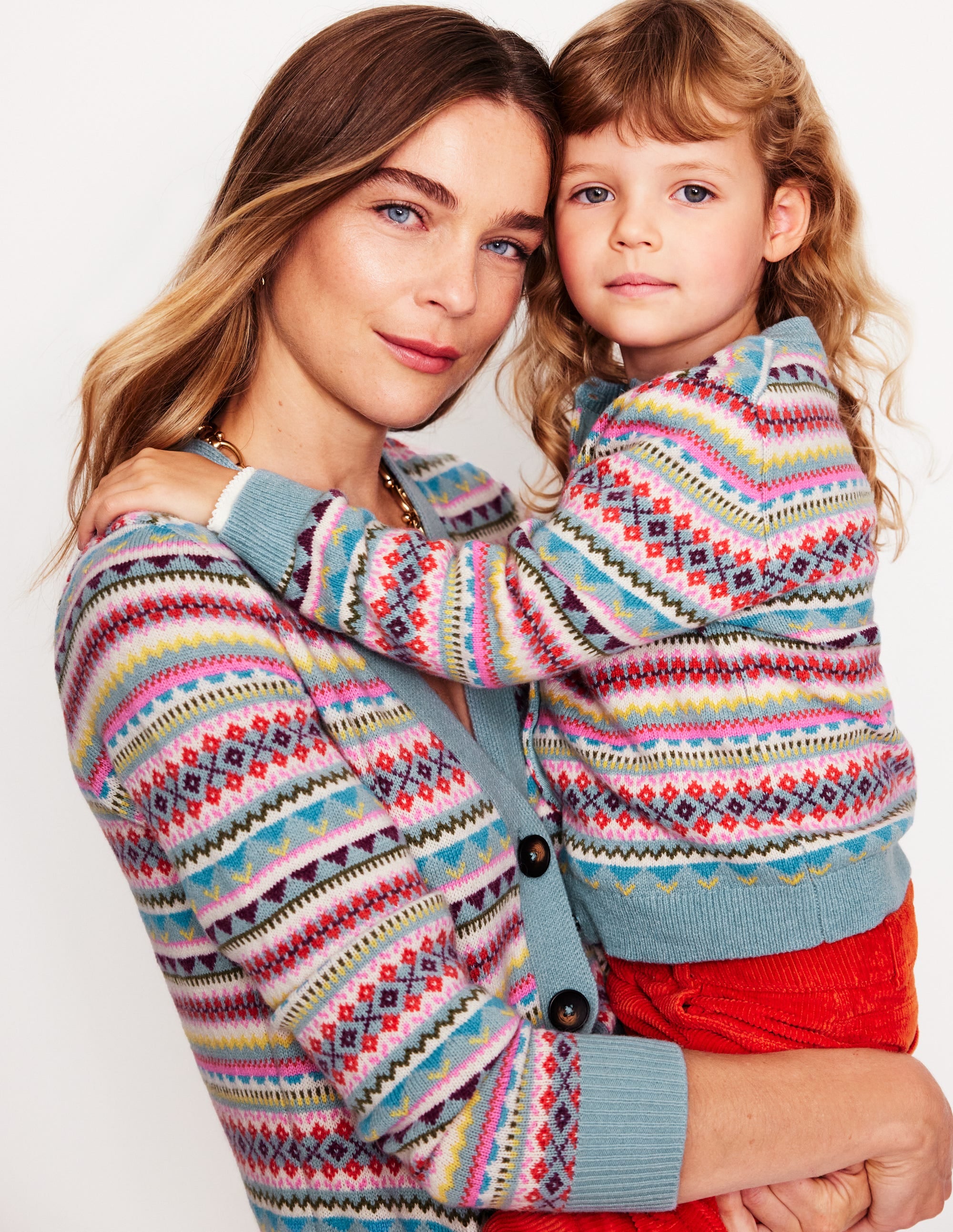  Edie Fair Isle Waistcoat-Blue, Heritage Fair Isle、mySite、ashleygrahame