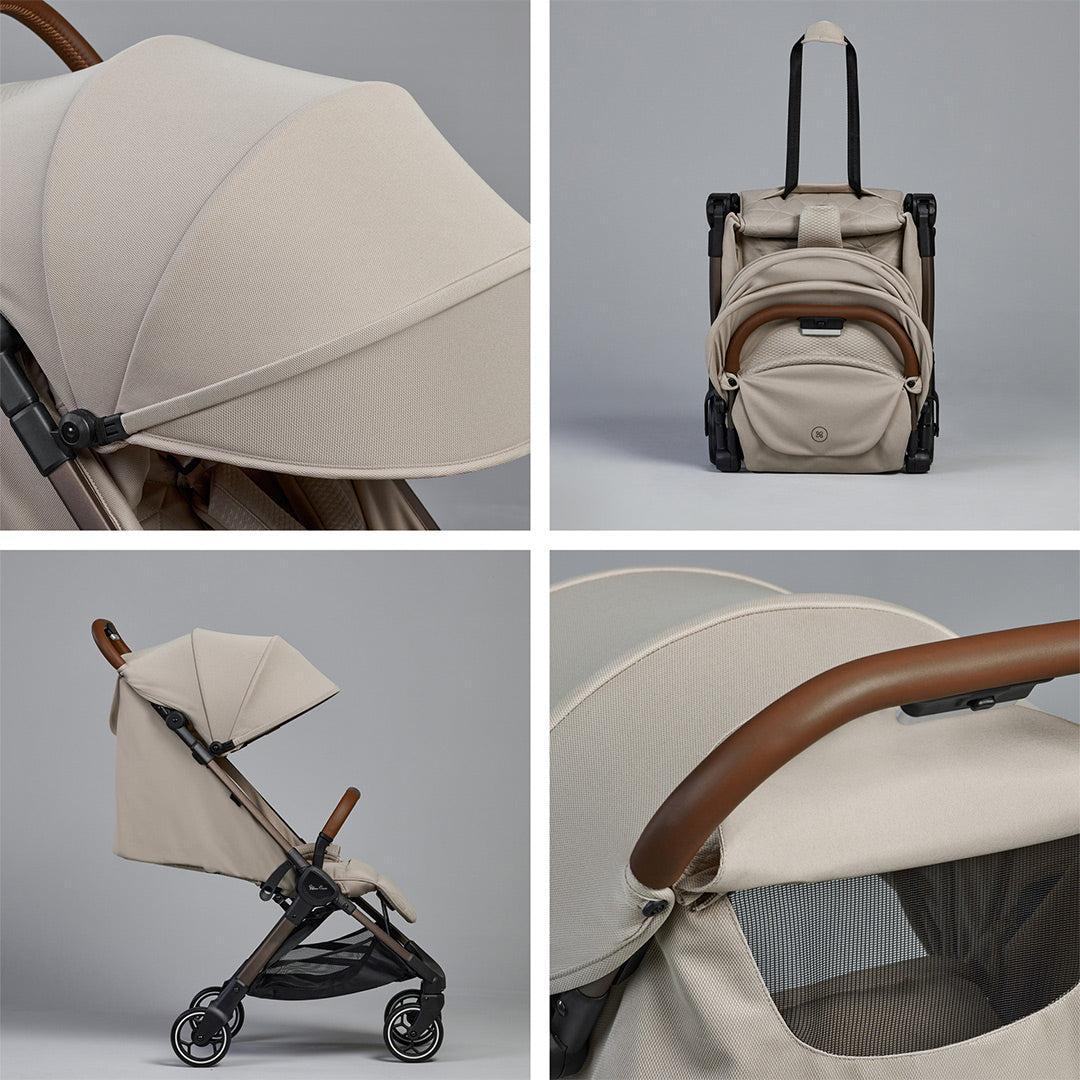  Silver Cross Clic 2 Compact Stroller - Latte、mySite、merchandisen