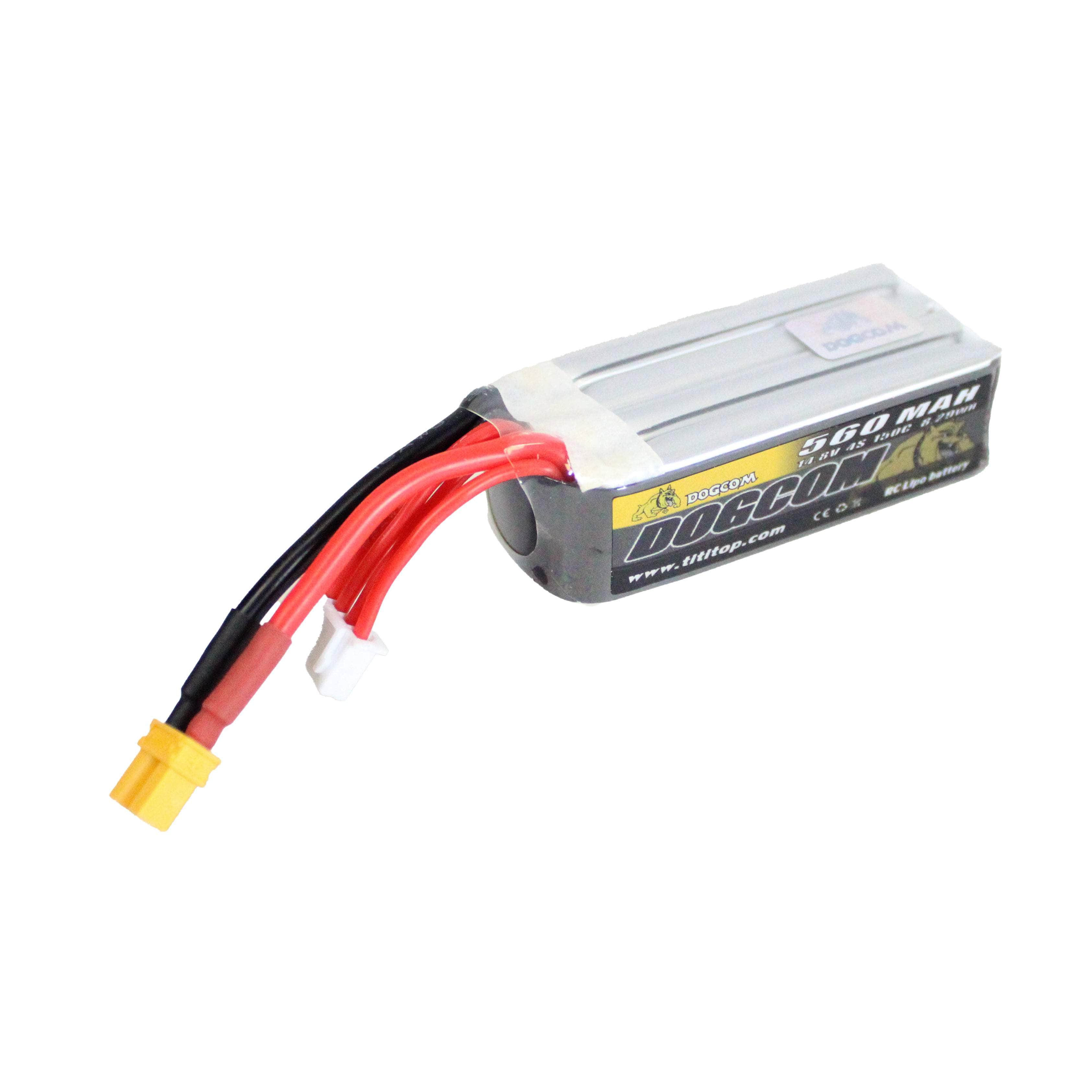  DogCom 14.8V 4S 560mAh 150C LiPo - XT30、mySite、merchandisen