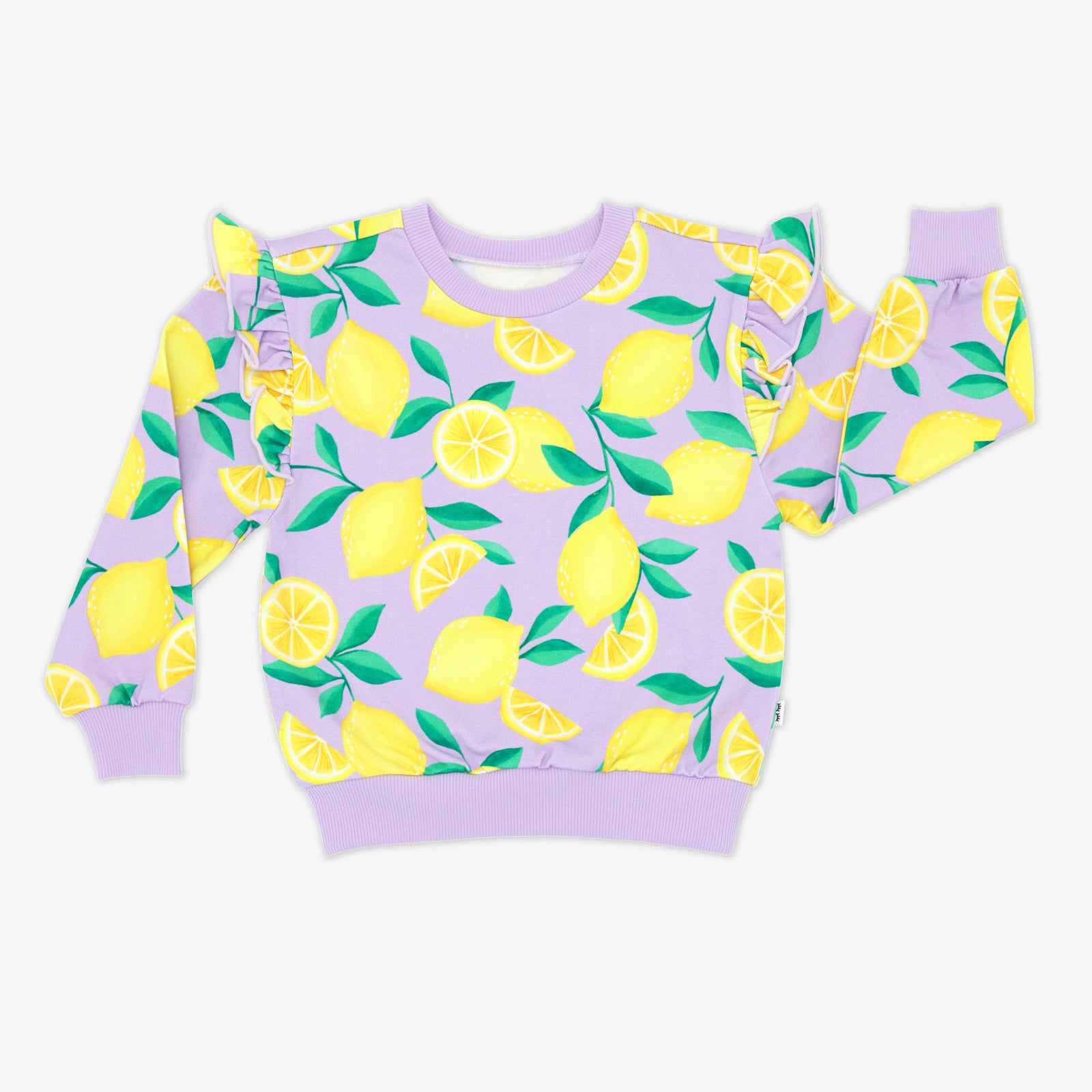  Lavender Sunny Citrus Flutter Crewneck、mySite、layawaytickets