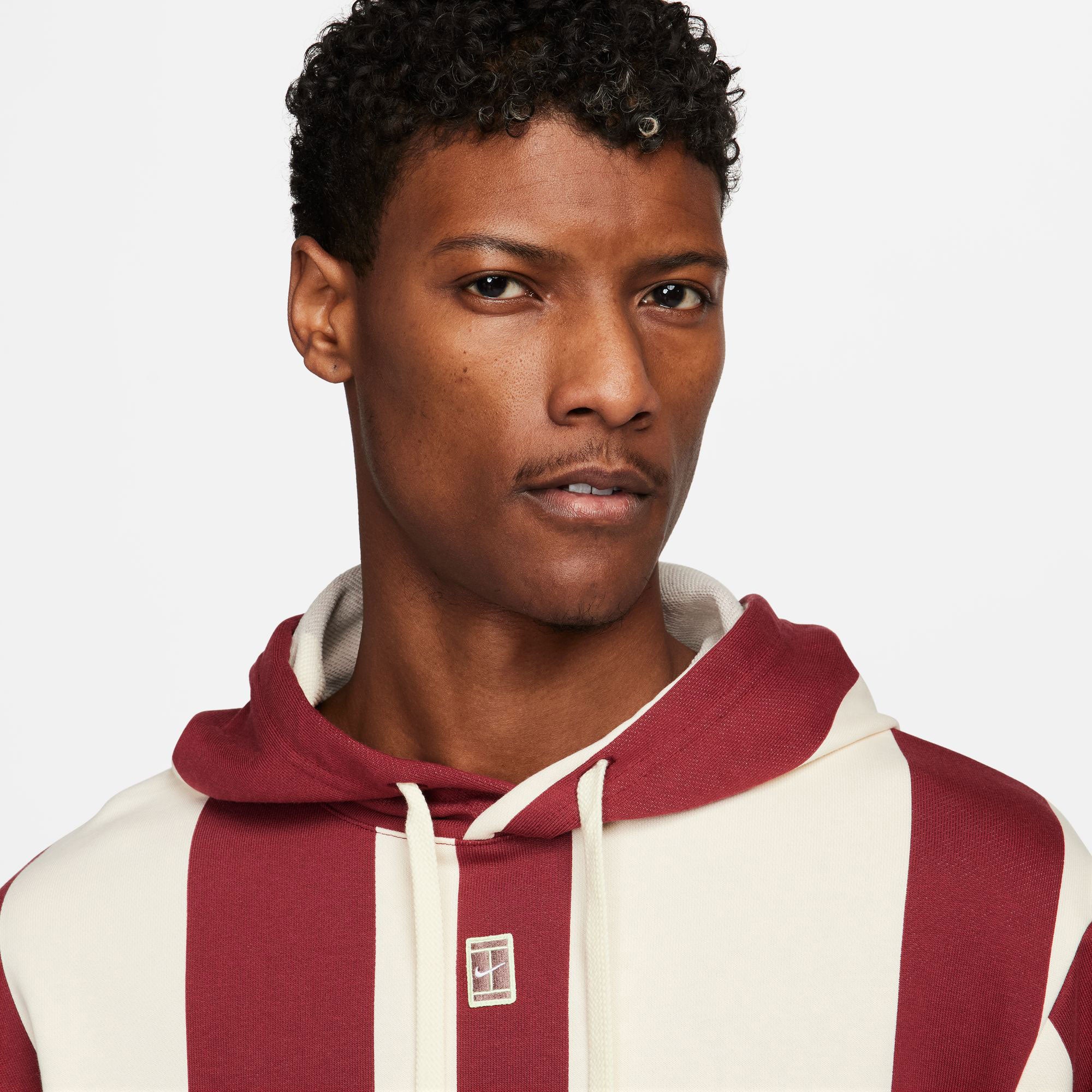 NikeCourt Heritage Men's Dri-FIT Fleece Printed Tennis Hoodie、mySite、neckold