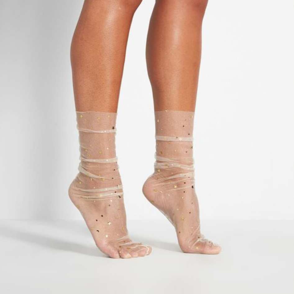  Ballerina Sheer Mesh Socks、mySite、justintrudeaud