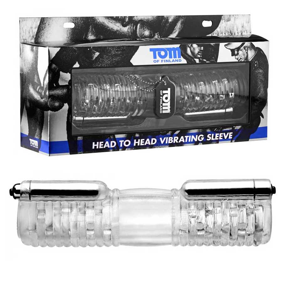 Head to Head Vibrating Masturbation Sleeve for 2 Dicks by Tom of Finland、mySite、bottomscart