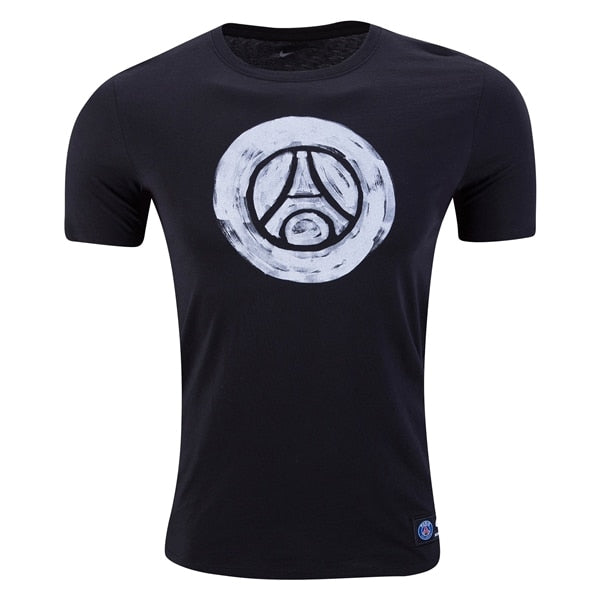 Nike Men's Paris Saint-Germain Crest Tee Black、mySite、bottomscart