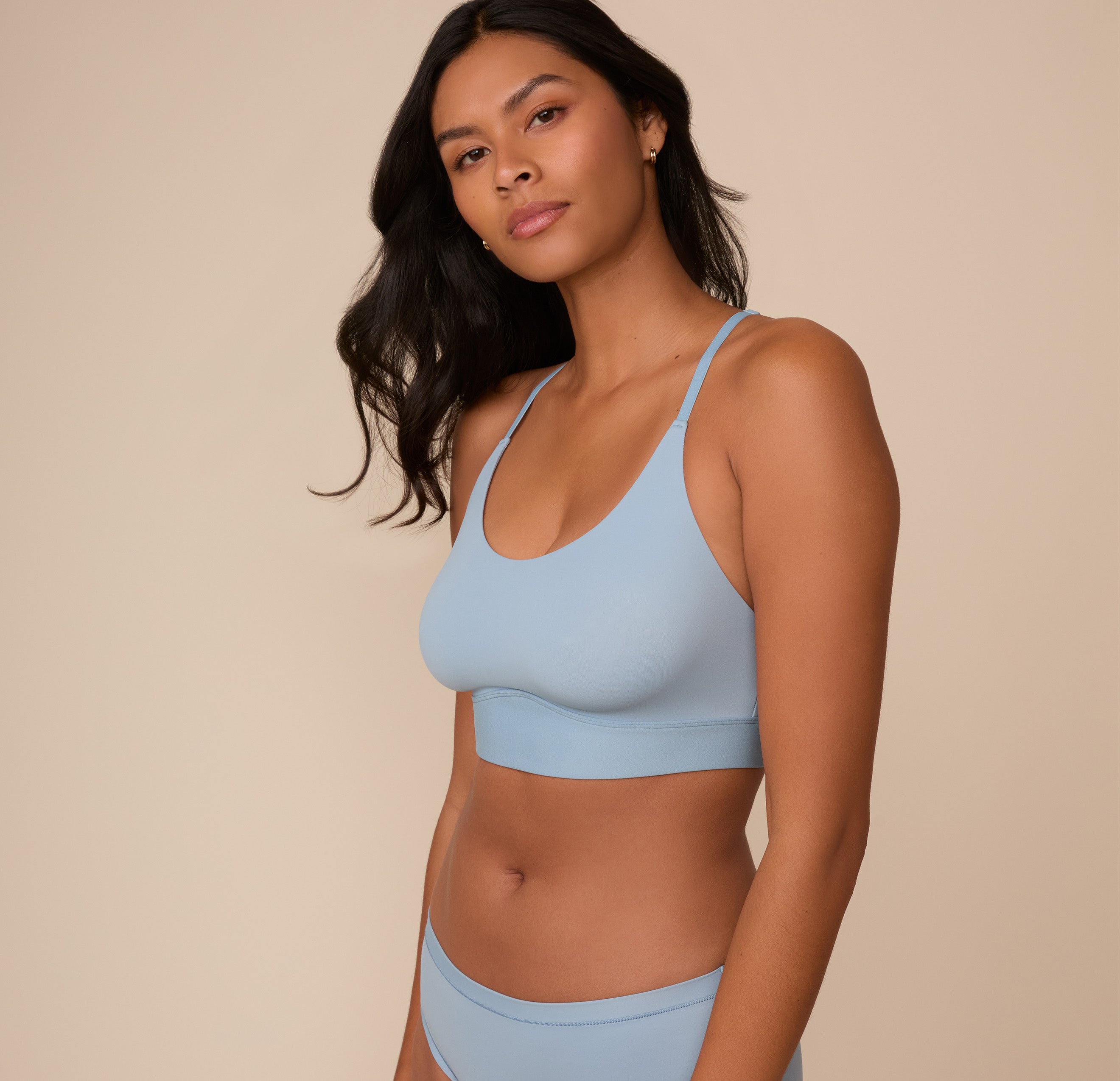 Bliss Racerback Bralette - Glacier、mySite、bengalsvssteelers