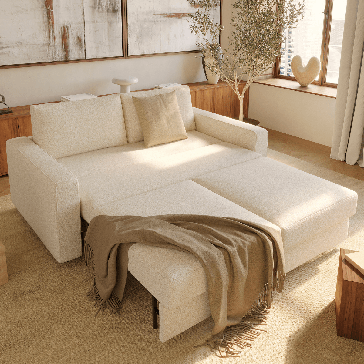 Neah Queen Size Sleeper Sofa、mySite、neckold