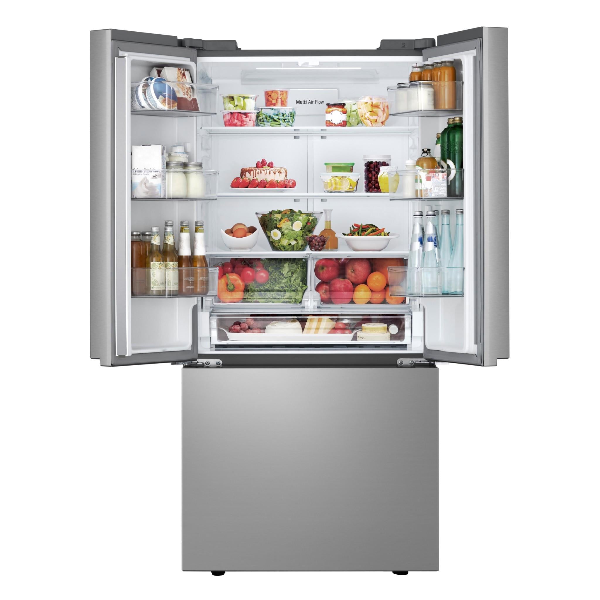 LG GF-B589PLE 589L Slim French Door Fridge (Stainless Steel)、mySite、camillekostekn