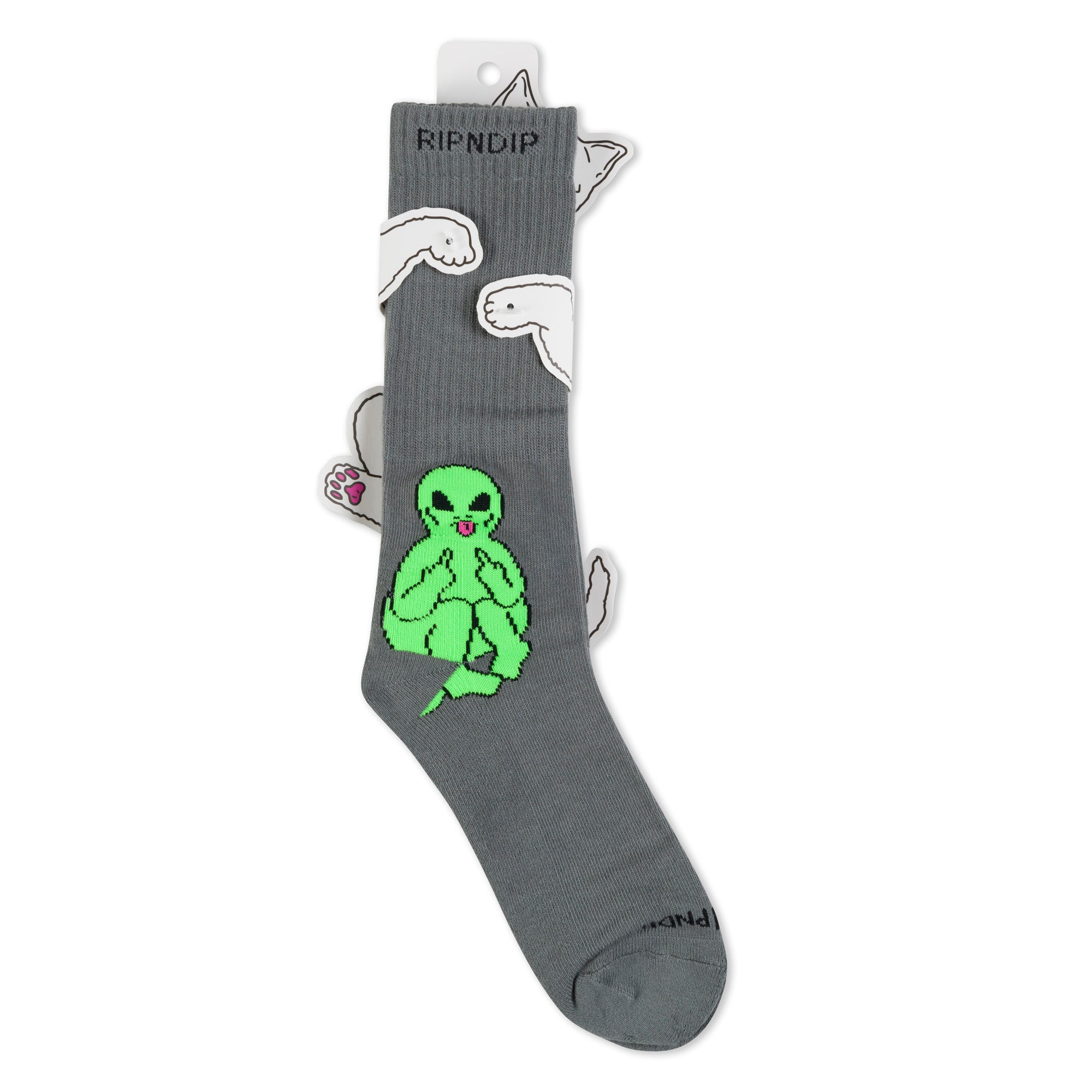  Lord Alien Socks (Charcoal)、mySite、merchandisen