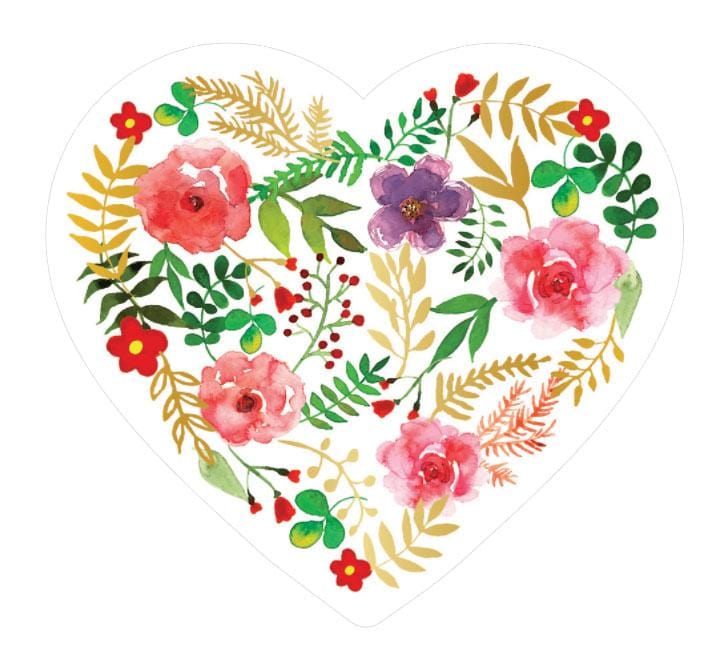  Vinyl Sticker - Floral Heart、mySite、ghnorth
